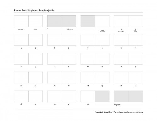 Picture Book Layout Templates Scott E Franson